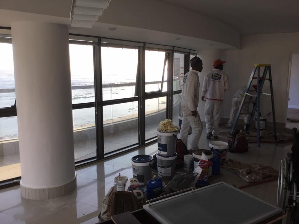 Interior wall repaint